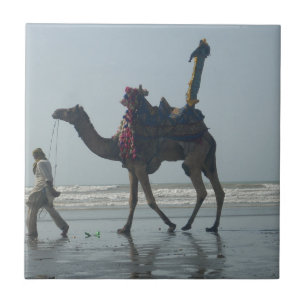 Tribal Camel Ride: God morgon Tide Sands & Sea Kakelplatta