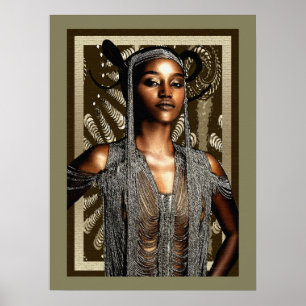 Tribal Ceremonial Beauty Poster