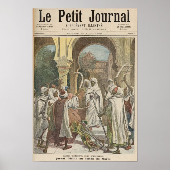 Tribal Chiefs Swearing Fidelity till Poster (Framsidan)