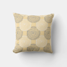 Tribal Circle Pattern Throw Pillow Kudde