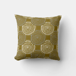 Tribal Circle Pattern Throw Pillow Kudde