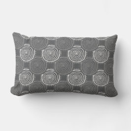 Tribal Circle Pattern Throw Pillow Lumbarkudde