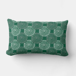 Tribal Circle Pattern Throw Pillow Lumbarkudde