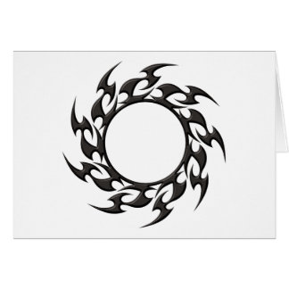 Tribal Cirkeltatuering Hälsningskort