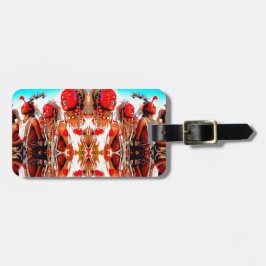 Tribal Dance Bagagebricka