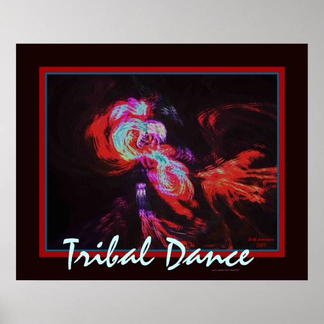 TRIBAL DANCE POSTER (Framsidan)