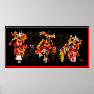 Tribal Dancer Poster
