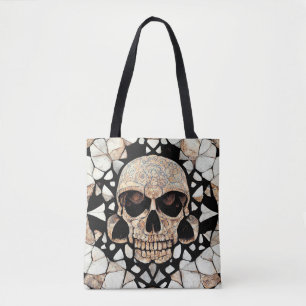 Tribal Decorative Ornament   Mayan Skull Art Tygkasse