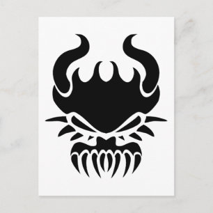 Tribal Demon Vykort