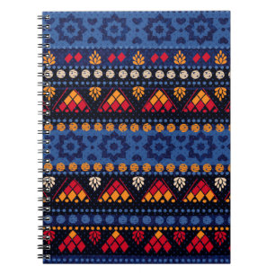 Tribal Design: Flerfunktionellt sömlöst Mönster. Anteckningsbok