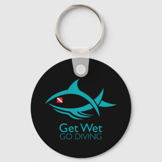 Tribal Dive Fish Nyckelring
