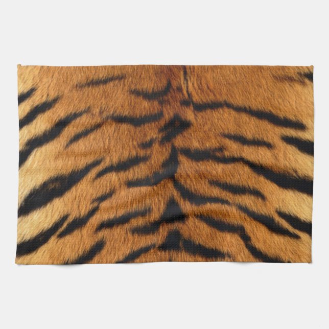 Tribal djungel animal Tiger Print Kökshandduk (Horisontell)