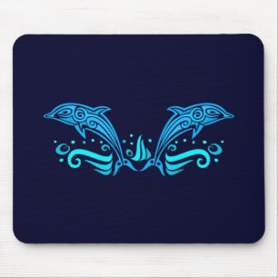 Tribal Dolphins mousepad Musmatta