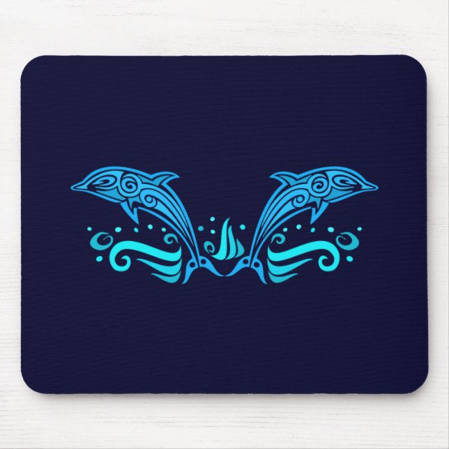 Tribal Dolphins mousepad Musmatta (Framsidan)