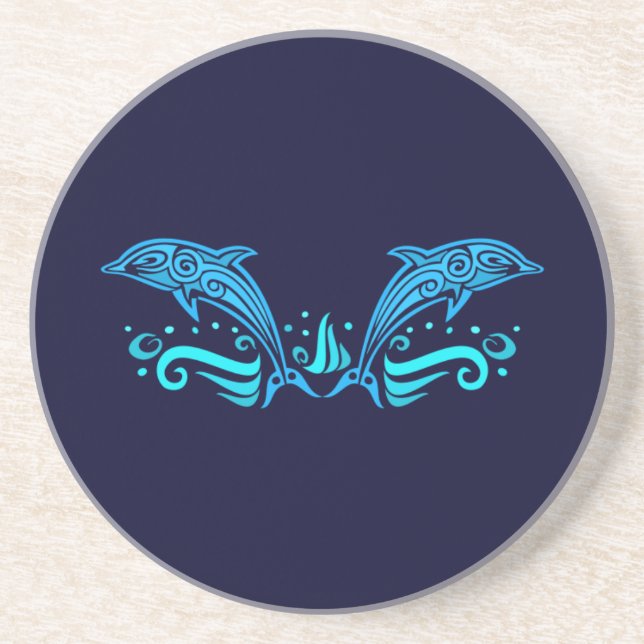 Tribal Dolphins underlägg Sandsten (Framsidan)