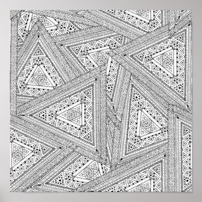 Tribal Doodle 2 Poster (Framsidan)