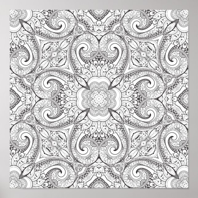 Tribal Doodle 3 Poster (Framsidan)