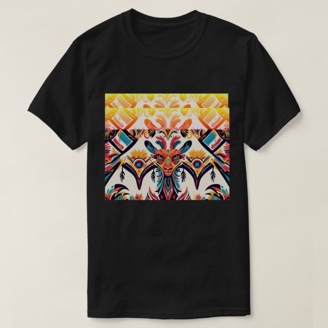 Tribal Dragon Men T Shirt (Design framsida)