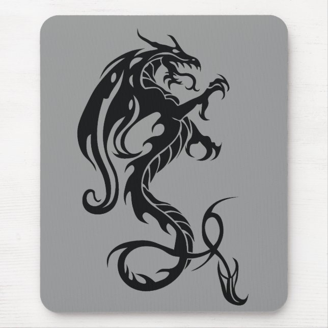 Tribal Dragon Mousepad Musmatta (Framsidan)