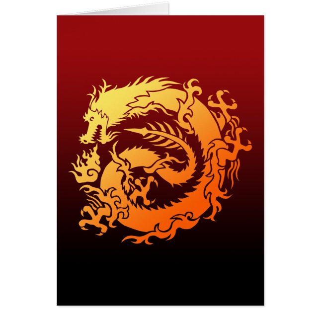 Tribal dragon OBS kort (Framsidan)