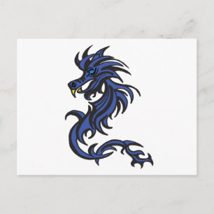 Tribal Dragon Vykort