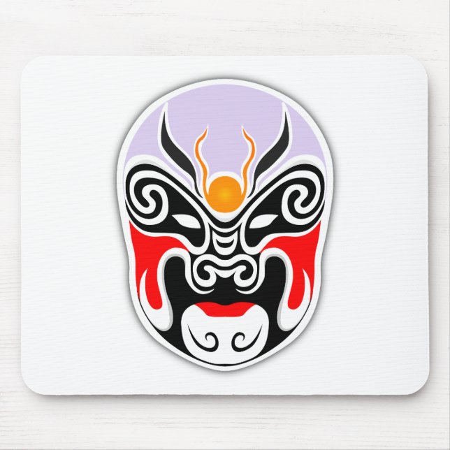 Tribal Drakmask Musmatta (Framsidan)