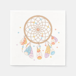 Tribal Dreamcatcher Boho Baby Pappersservett