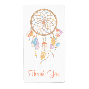 Tribal Dreamcatcher Boho Tack Fraktsedel
