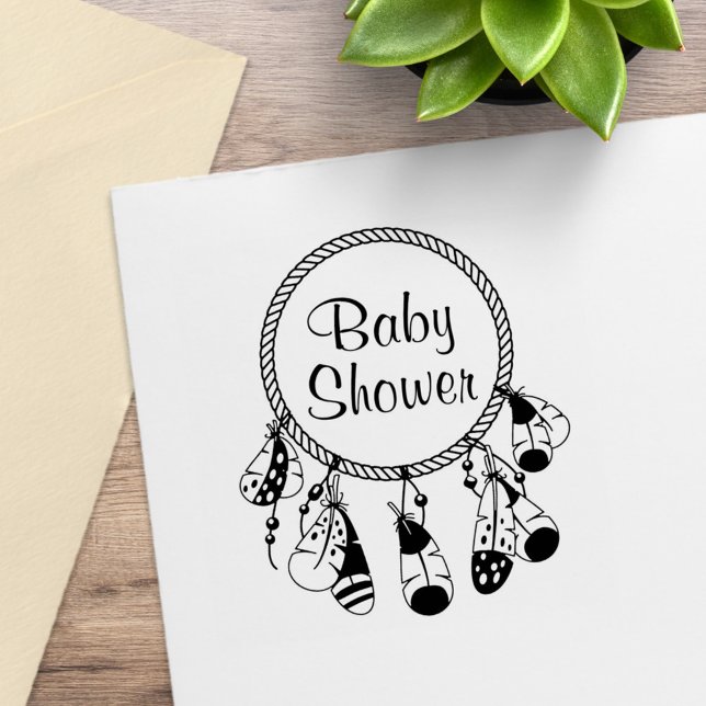 Tribal Drömfångare Boho Bebis Shower Stämpel (Skapare uppladdad)