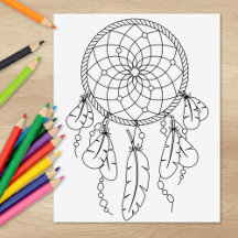 Tribal Drömfångare Boho Målarbild