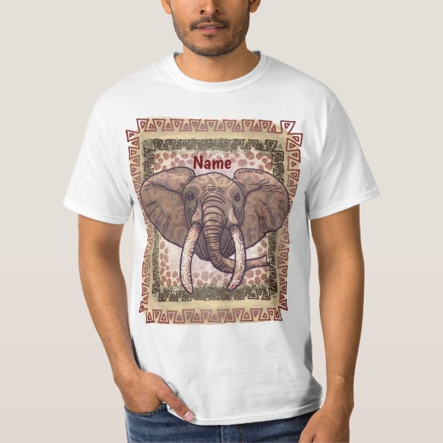 Tribal Elephant t-shirt (Framsida)