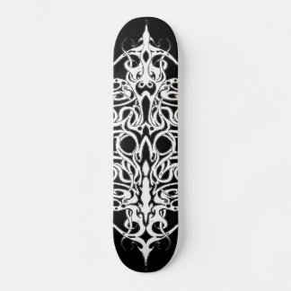 Tribal Empire TattoBlack and White Skateboard Bräda 19,5 Cm