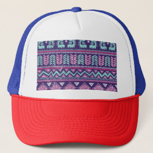 Tribal Ethnic: Colorful Seamless Mönster. Keps