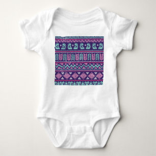 Tribal Ethnic: Colorful Seamless Mönster. T Shirt