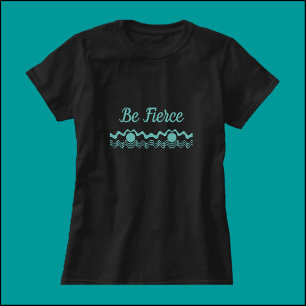 Tribal Ethnic Geometric Turcos and Black T Shirt