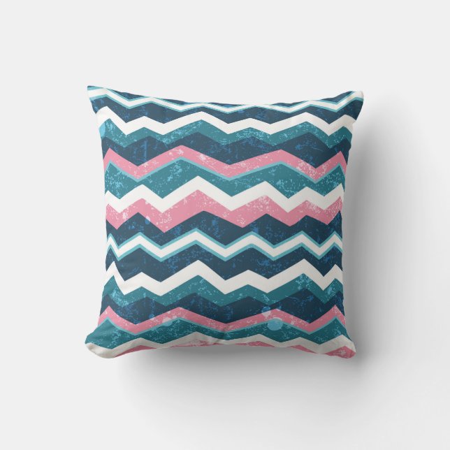 Tribal ethnic hand drawn seamless pattern kudde (Framsida)