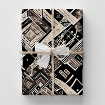 Tribal Ethnic Modern Earthy African American Gift