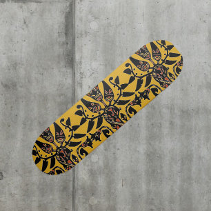 Tribal Ethnic Tatto Mönster Mini Skateboard Bräda 18,5 Cm