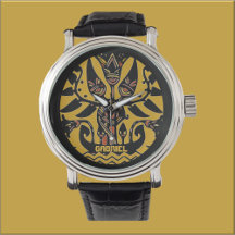 Tribal Ethnic Tattoo Mönster Watch