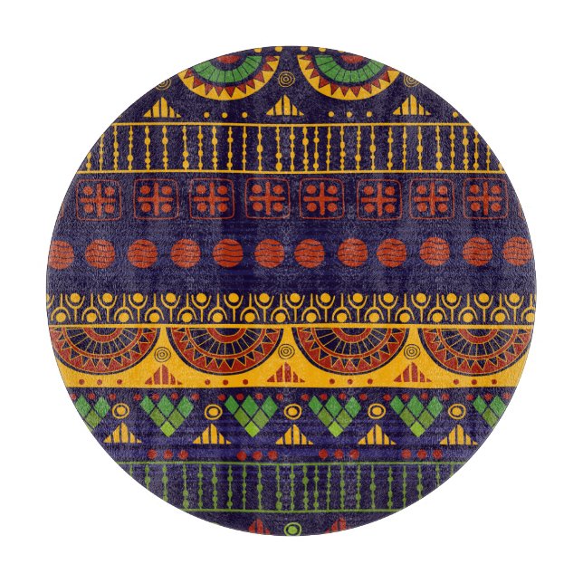 Tribal Ethno: Seamless Mönster Design. (Framsidan)