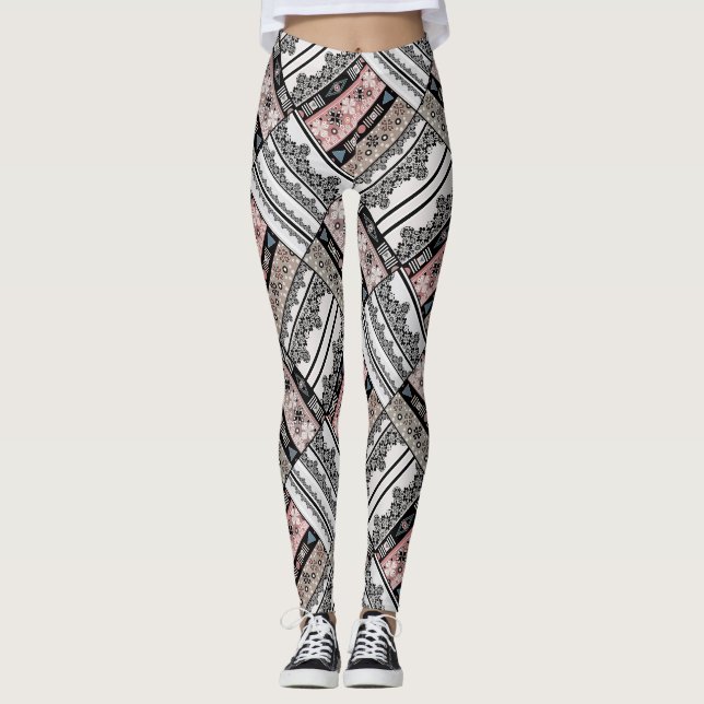 Tribal ethno Traditional geometrical Leggings (Framsida)