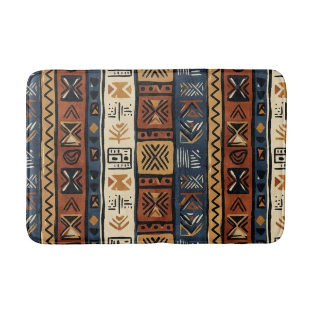 Tribal Etisk Boho Badrumsmatta (Framsidan)