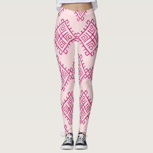 Tribal-etnisk: abstrakt för dekorativ vintage. leggings