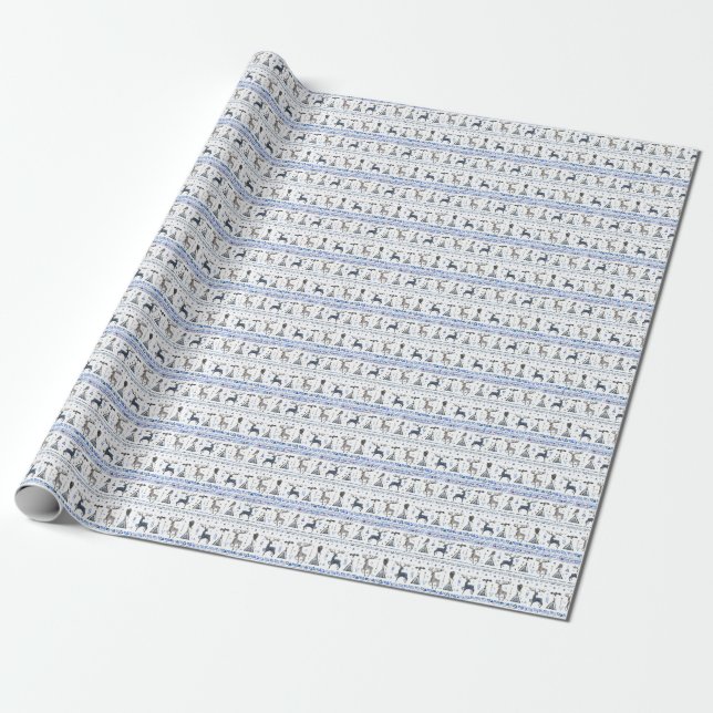 Tribal-etnisk, djur drömmer catcher, sömlös. presentpapper (Utrullad)