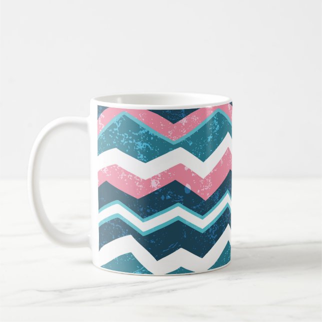 Tribal etnisk, sömlös mönster kaffemugg (Vänster)