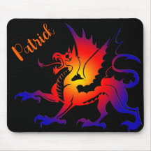 Tribal Färg Dragon Personlig Mousepad