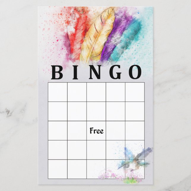 Tribal Feather bingo-spel (Framsida)