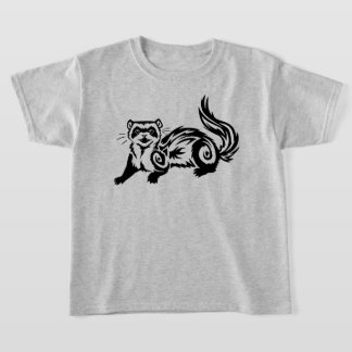 Tribal Ferret Tattoo Design T Shirt