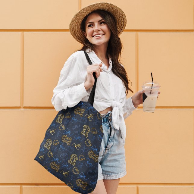 Tribal Festive Folk Mönster Tygkasse (Skapare uppladdad)