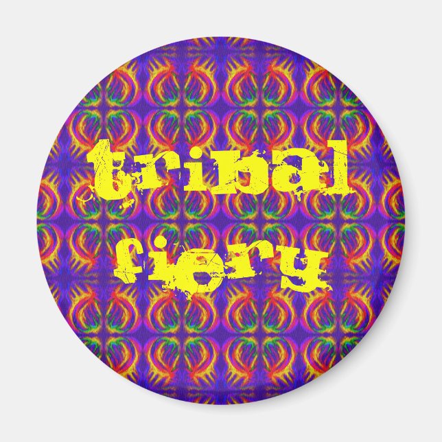 Tribal Fiery Magnet (Framsidan)